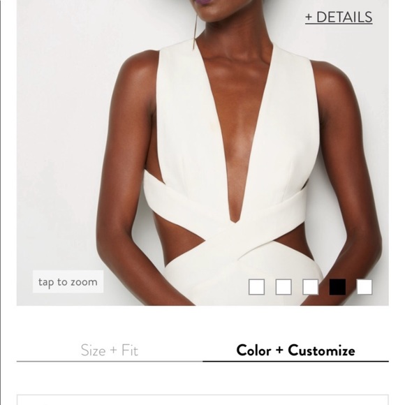 fame and partners blue formal gown / dress - Picture 3 of 8